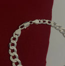 Pulseira Grumet 8mm/21cm - Prata 925