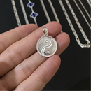 Pingente Yin Yang 3cm - Prata 925