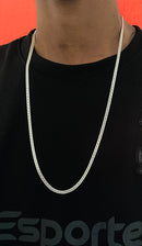 Corrente Elo Duplo 3.5mm/70cm - Prata 925