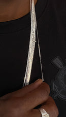 Corrente Gucci 1mm/70cm - Prata 925