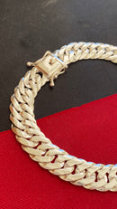 Pulseira Elo Duplo 10mm/21cm - Prata 925