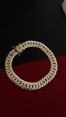 Pulseira Elo Duplo 10mm/21cm - Prata 925
