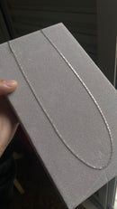 Corrente Piastrine 3mm/70cm - Prata 925