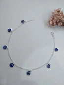 Pulseira Olho Grego 21cm - Prata 925
