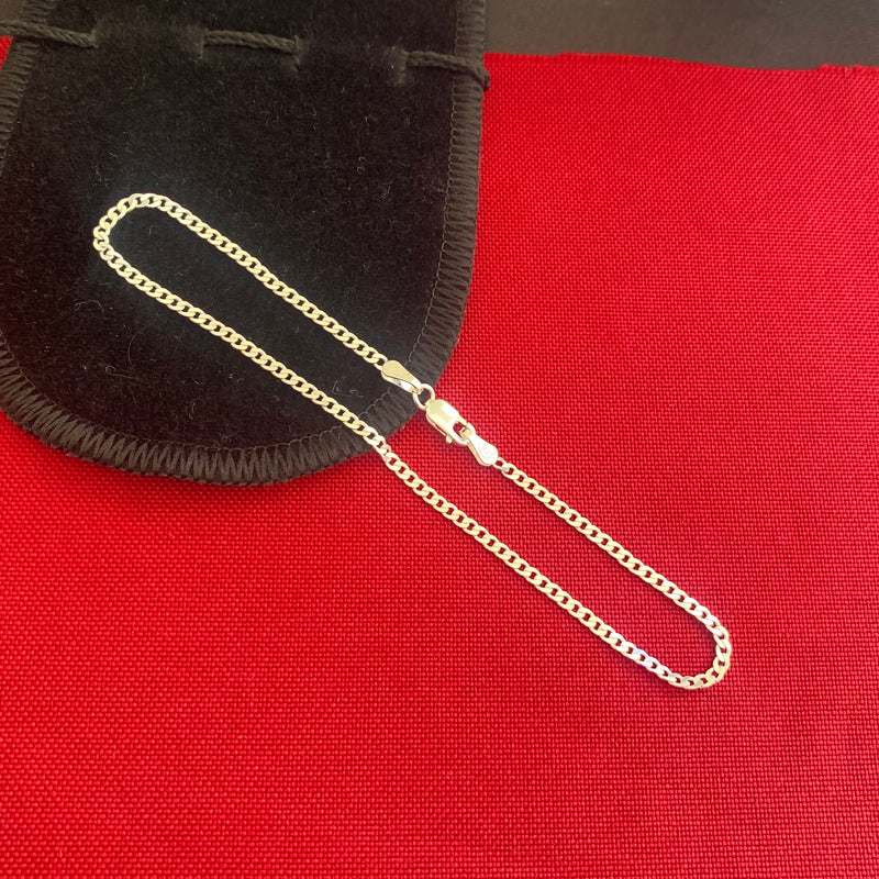 Pulseira Grumet 2mm/21cm - Prata 925
