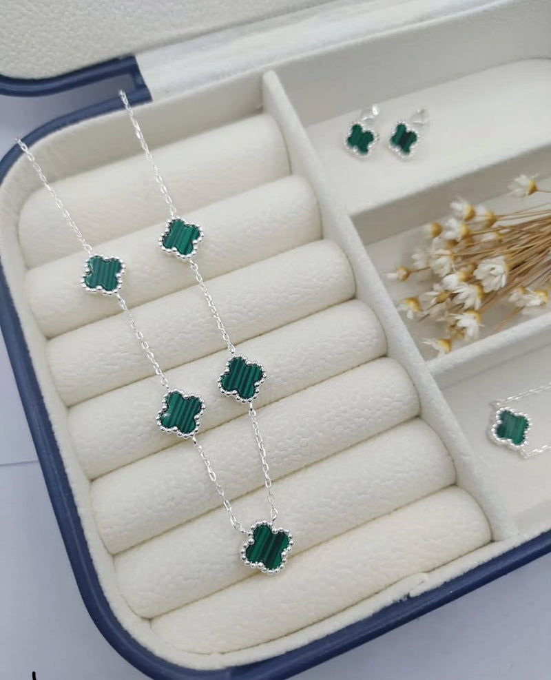 Colar Van Cleef 60cm - Prata 925