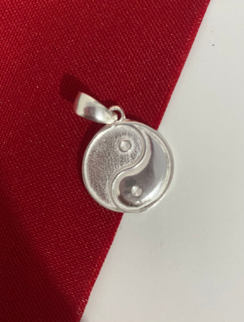 Pingente Yin Yang 3cm - Prata 925