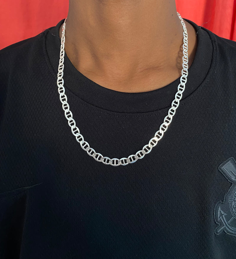 Corrente Gucci 8mm/60cm - Prata 925