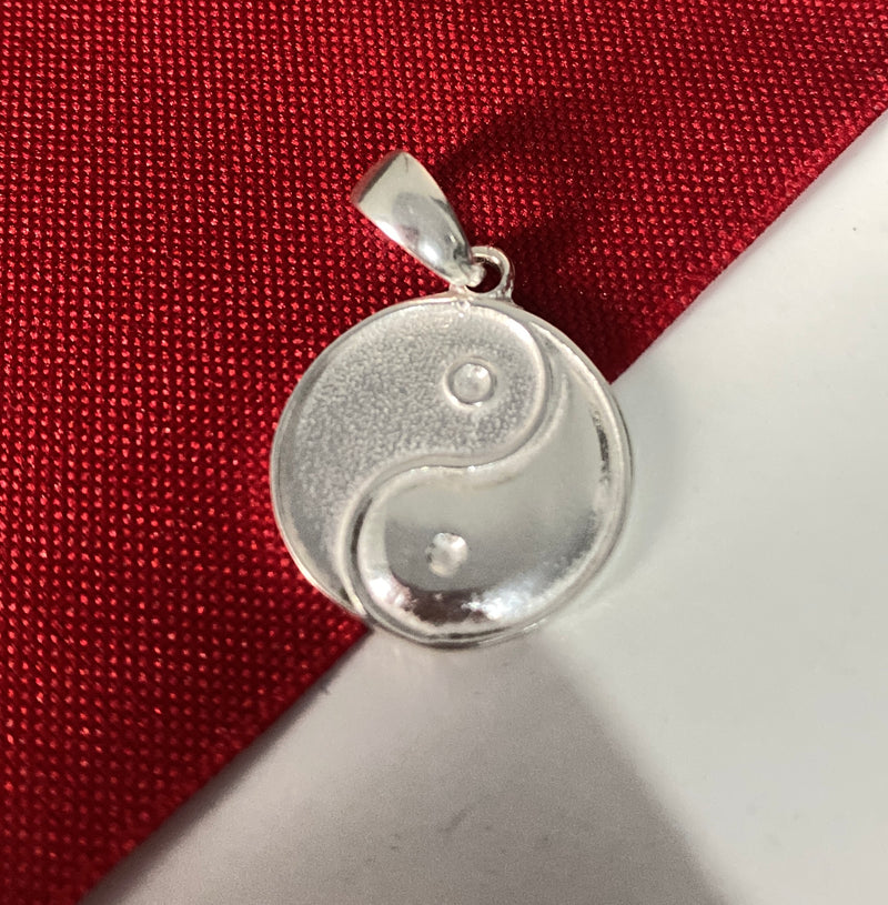 Pingente Yin Yang 3cm - Prata 925