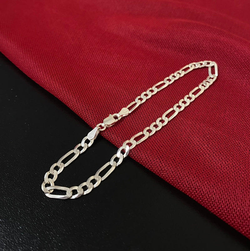 Pulseira 3x1 4mm/21cm - Prata 925